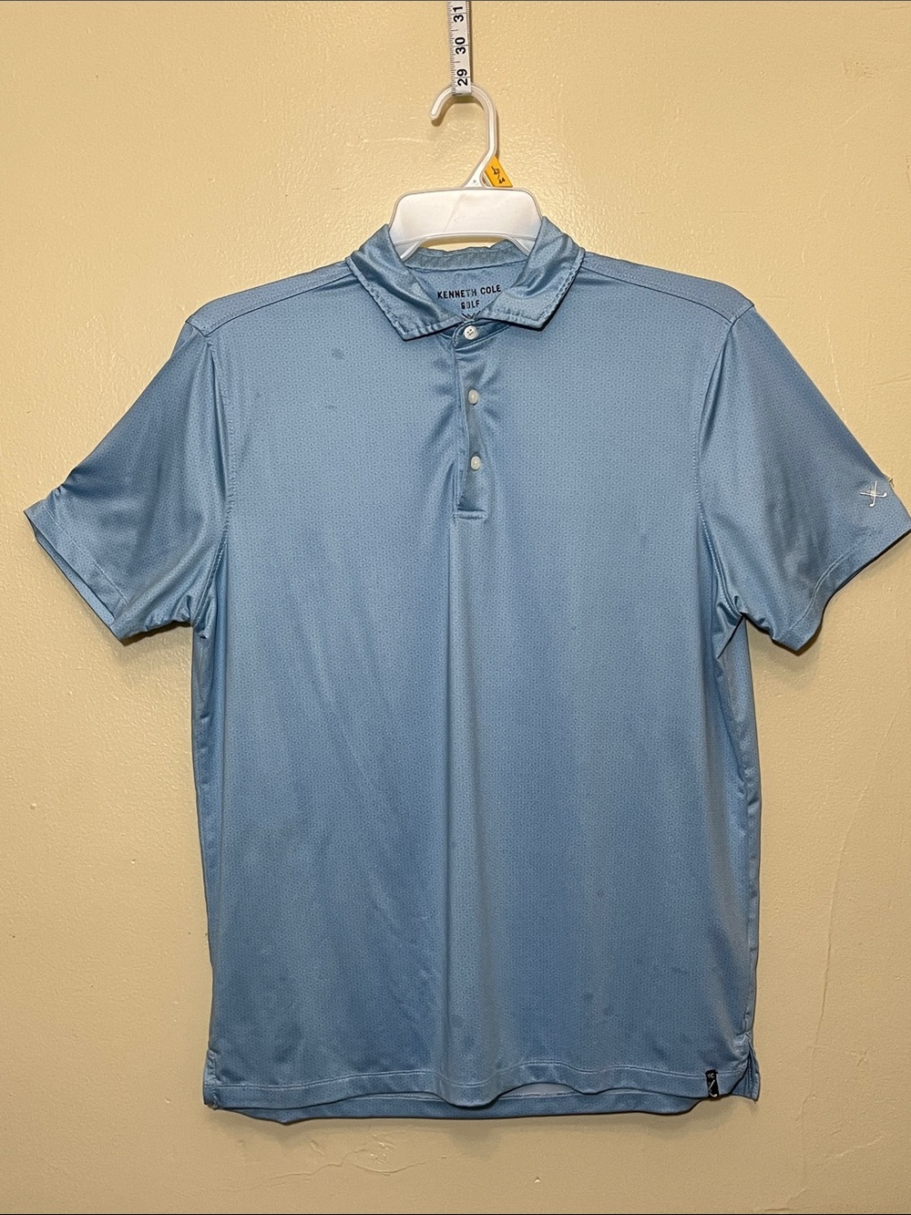 Kenneth Cole Light Blue Men's Performance Polo Shirt
